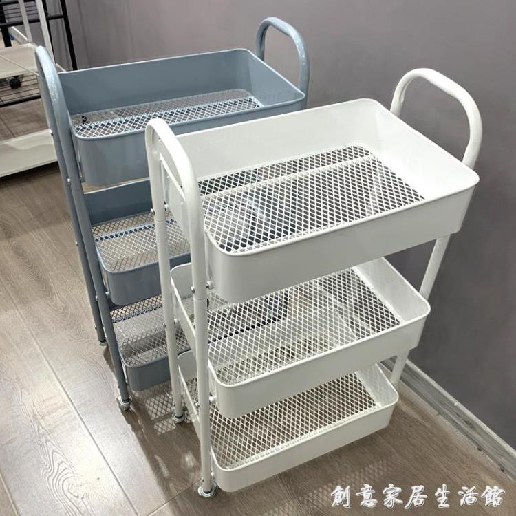 小推車置物架落地廚房浴室移動零食衛生間多層臥室床頭收納儲物架