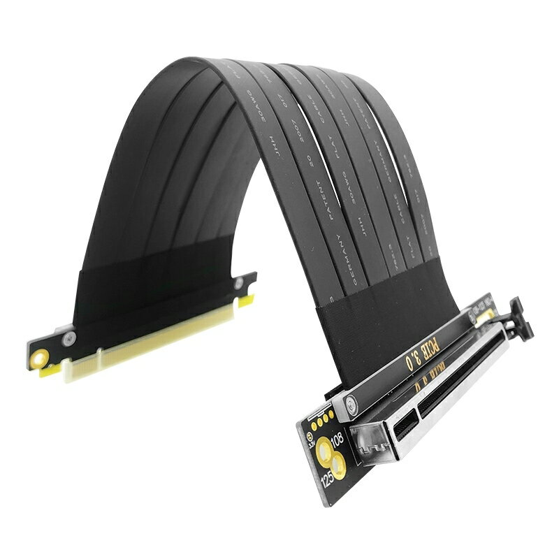 PCI-E 3.0 顯示卡豎裝延長線顯示卡轉換直立式 帶遮蔽殼 滿速高頻20CM【北歐家居生活】