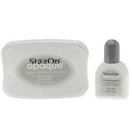 手作森林 日本製 StazOn 不透明 速乾 霧面 棉花白 印台 SZ-110 油性 粉彩 月貓 tsukineko防水