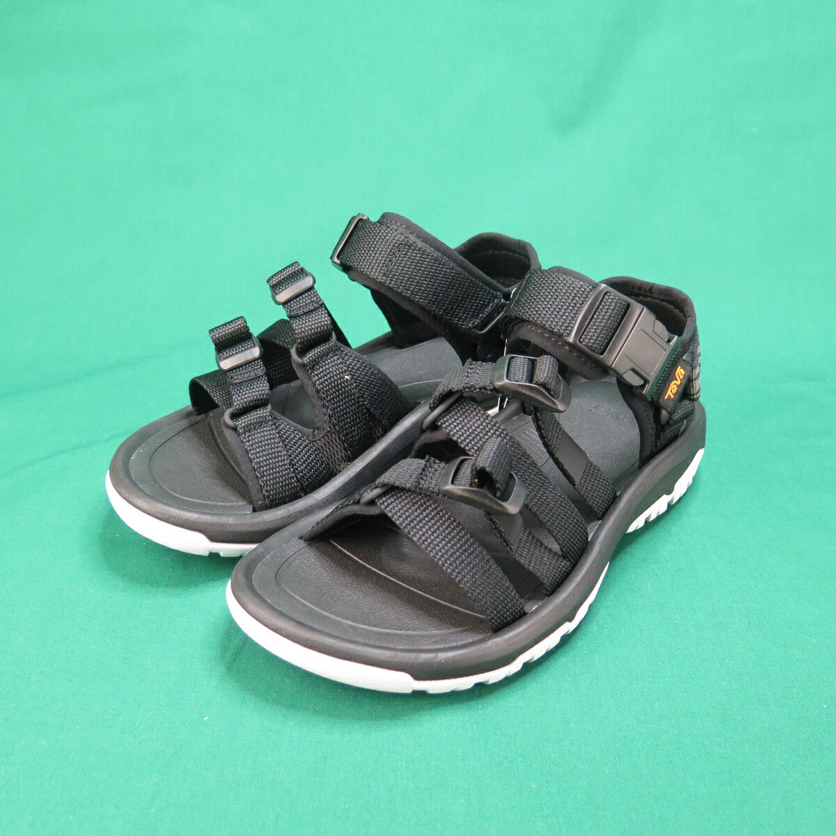 TEVA HURRICANE 涼鞋 調整帶 TV1102211BLK 女款 黑灰圖騰 整數尺碼【iSport愛運動】