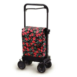 日本利其爾Richell購物步行車R093(玫瑰紅)帶輪型助步車/步行輔助車/散步車/助行椅
