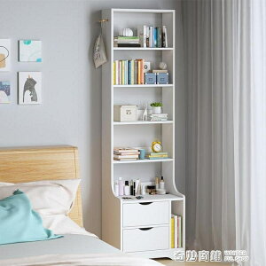 床頭櫃置物架多層簡約現代高款臥室多功能床邊櫃木質收納櫃儲物櫃 夏沐生活