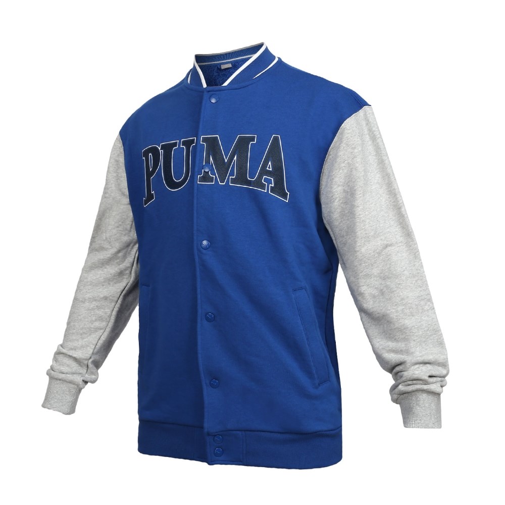 PUMA 男基本系列Squad棒球外套(免運 圈毛 休閒「67897117」≡排汗專家≡