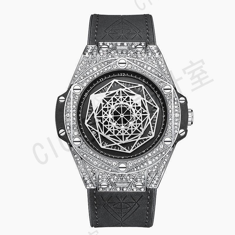 ONOLA 3815 新款 潮流 個性設計 滿鑽鑲鑽 防水 男士手錶 〔免費原裝禮盒〕【亞德機械五金家居】 7