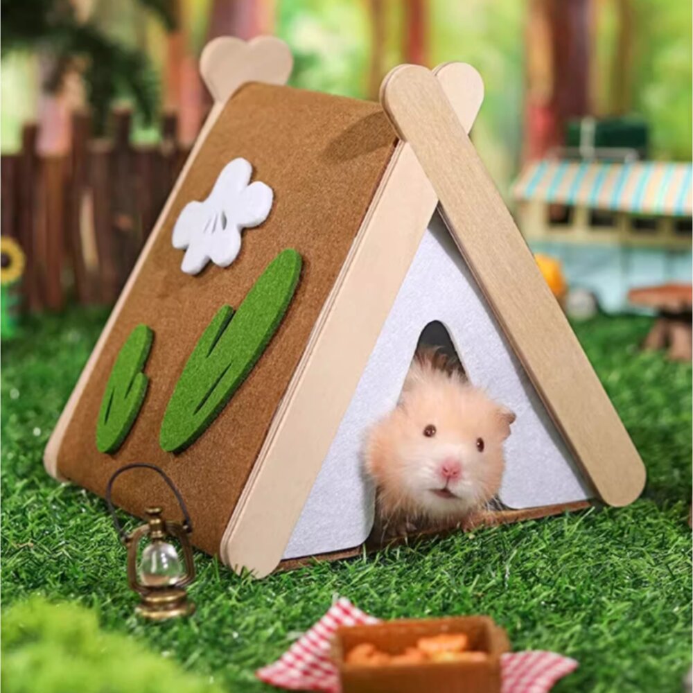 售完不補!限時特賣! 卡諾Carno倉鼠灰色毛氈帳篷小窩 - 倉鼠小窩 倉鼠 帳篷小窩 倉鼠小屋 擺飾小屋 黃金鼠小窩 黃金鼠小屋 Carno 卡諾 卡諾Carno 毛氈小屋 小屋 小窩 倉鼠屋 倉鼠窩 鼠窩 鼠屋 鼠用品