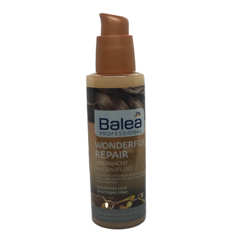 德國Balea夜用型德國修護精華護髮油 100ml