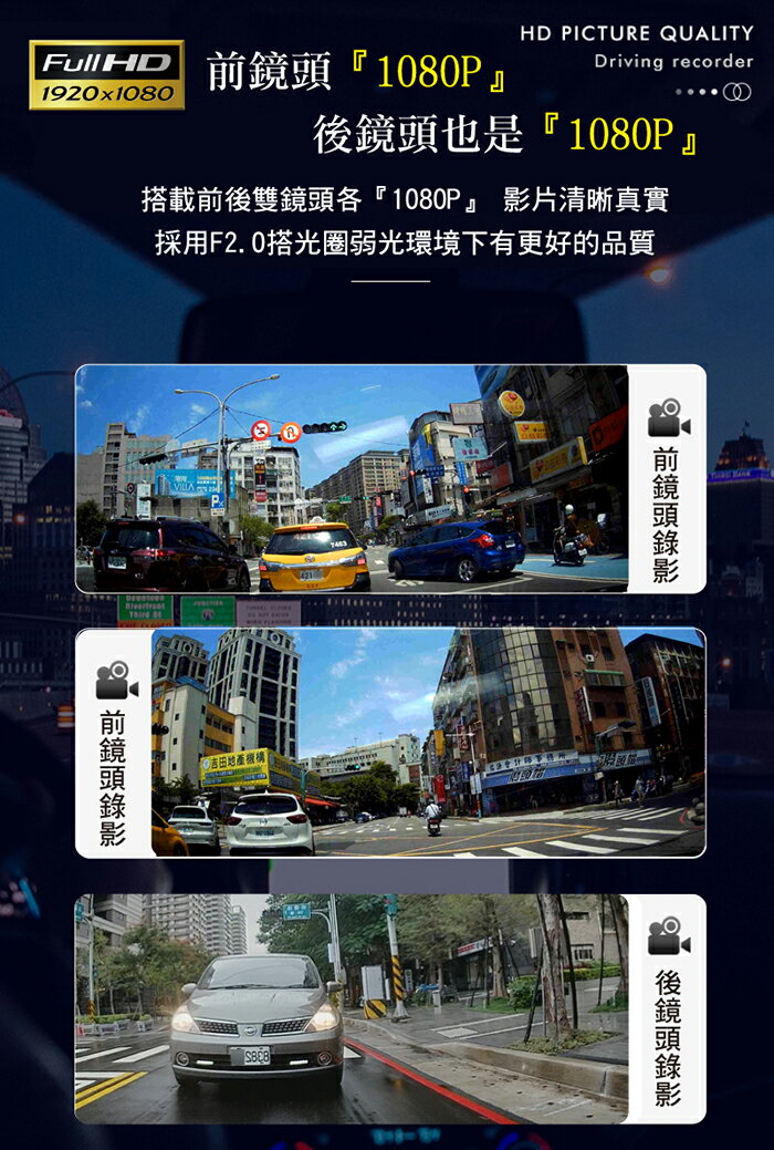 MOIN 摩影 A10XW PRO【多樣組合任選】前後鏡頭 後照鏡型 流媒體電子觸控式後照鏡行車紀錄器 GPS測速 2