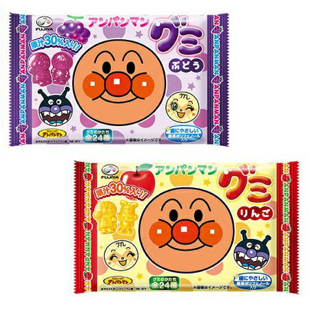 【江戶物語】 FUJIYA 日本不二家 麵包超人軟糖 葡萄/蘋果 6種不同造型 水果糖 QQ糖 造型軟糖 日本糖果