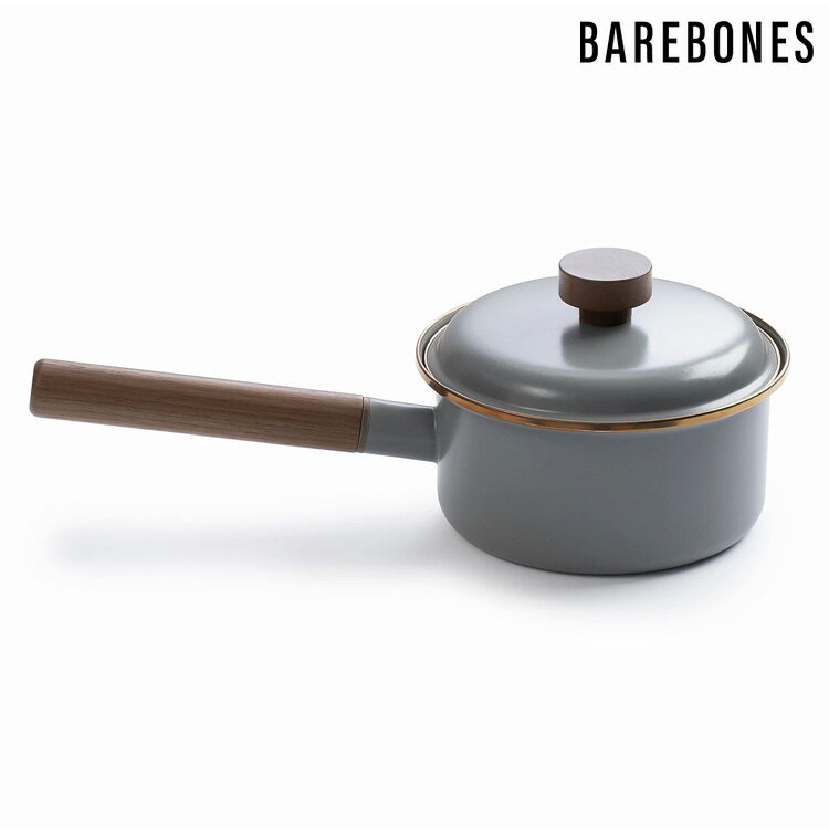 Barebones CKW-377 琺瑯單柄鍋 Enamel Saucepan 石灰色 / 城市綠洲 (鍋具 湯鍋 露營炊具) 2