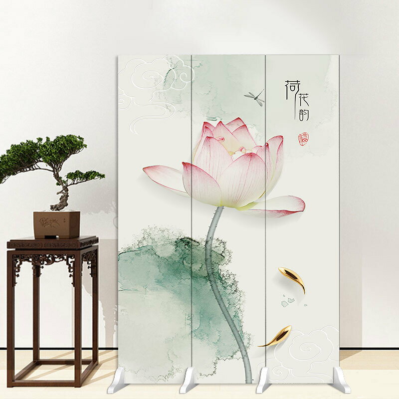 中式屏風隔斷客廳進門遮擋家用歐式玄關臥室擋床現代簡約折疊移動/屏風/擋風屏/隔斷屏/遮擋屏/折疊屏/玄關屏風/客廳屏風