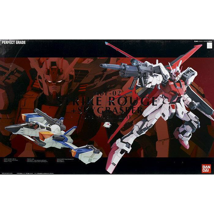 【鋼普拉】BANDAI 鋼彈SEED PG 1/60 MBF-02 STRIKE ROUGE 嫣紅攻擊鋼彈+空中霸者