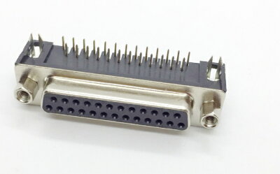 25P彎腳母頭 DB25 / DR25 / 25針 RS232串口90度彎腳(5個含稅價)【佑齊企業 iCmore】