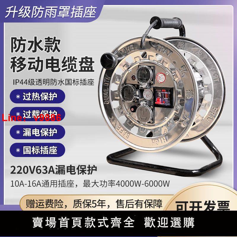 【臺灣公司保固】電線卷線盤線盤空盤繞線器電線收納神器繞線盤電纜盤收線盤線軸