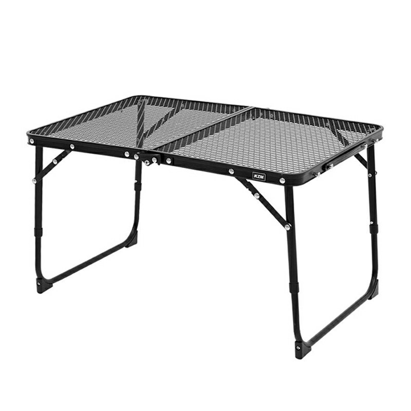 戶外露營用品，露營桌推薦到【露營趣】KAZMI K8T3U011 迷你鋼網折疊桌 折疊桌 摺疊桌 小茶几 野餐桌 露營桌 休閒桌 燒烤桌 小折桌
