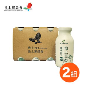 【池上鄉農會】池上豆奶200mlx6瓶/2組