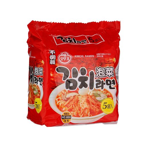 韓國不倒翁泡菜拉麵120g*5包【愛買】