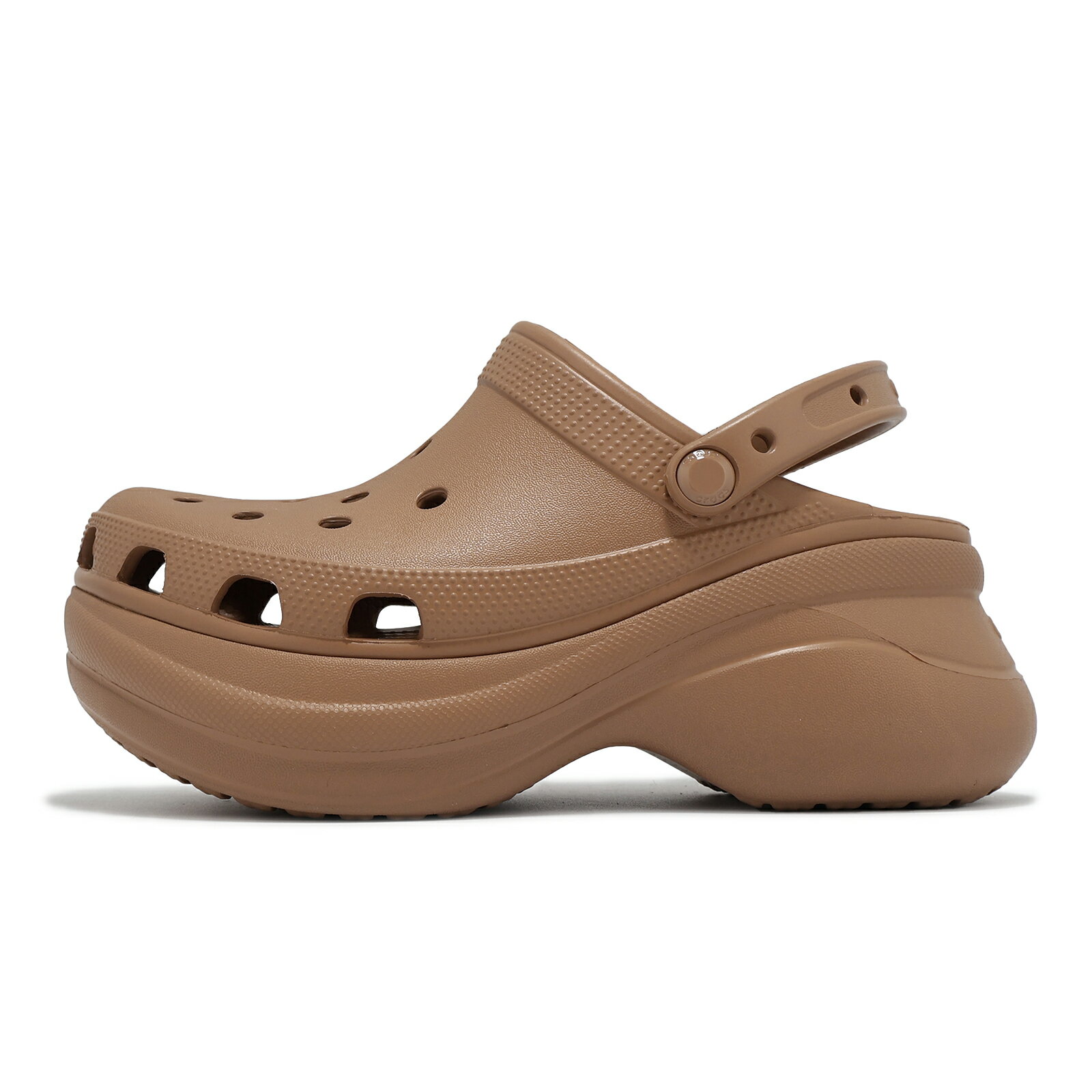 Crocs 洞洞鞋 洞洞鞋 Bae Clog 女鞋 巧克力色 復古克駱格 厚底 增高 休閒鞋 卡駱馳 2063022JJ