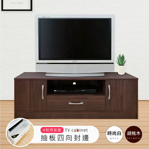 《HOPMA》現代雙門一抽電視櫃 台灣製造 收納櫃F-2D124 1