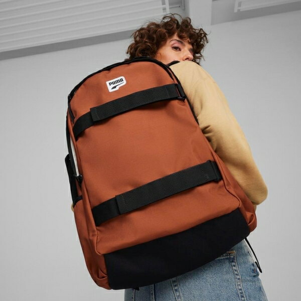 【下殺↘ 5折】PUMA 後背包 DOWNTOWN 棕色 筆電包 休閒 包包 中性 09025502