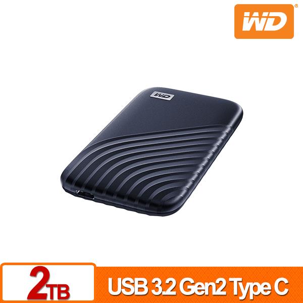 WD My Passport SSD 2TB(藍) 外接式SSD固態硬碟 WDBAGF0020BBL