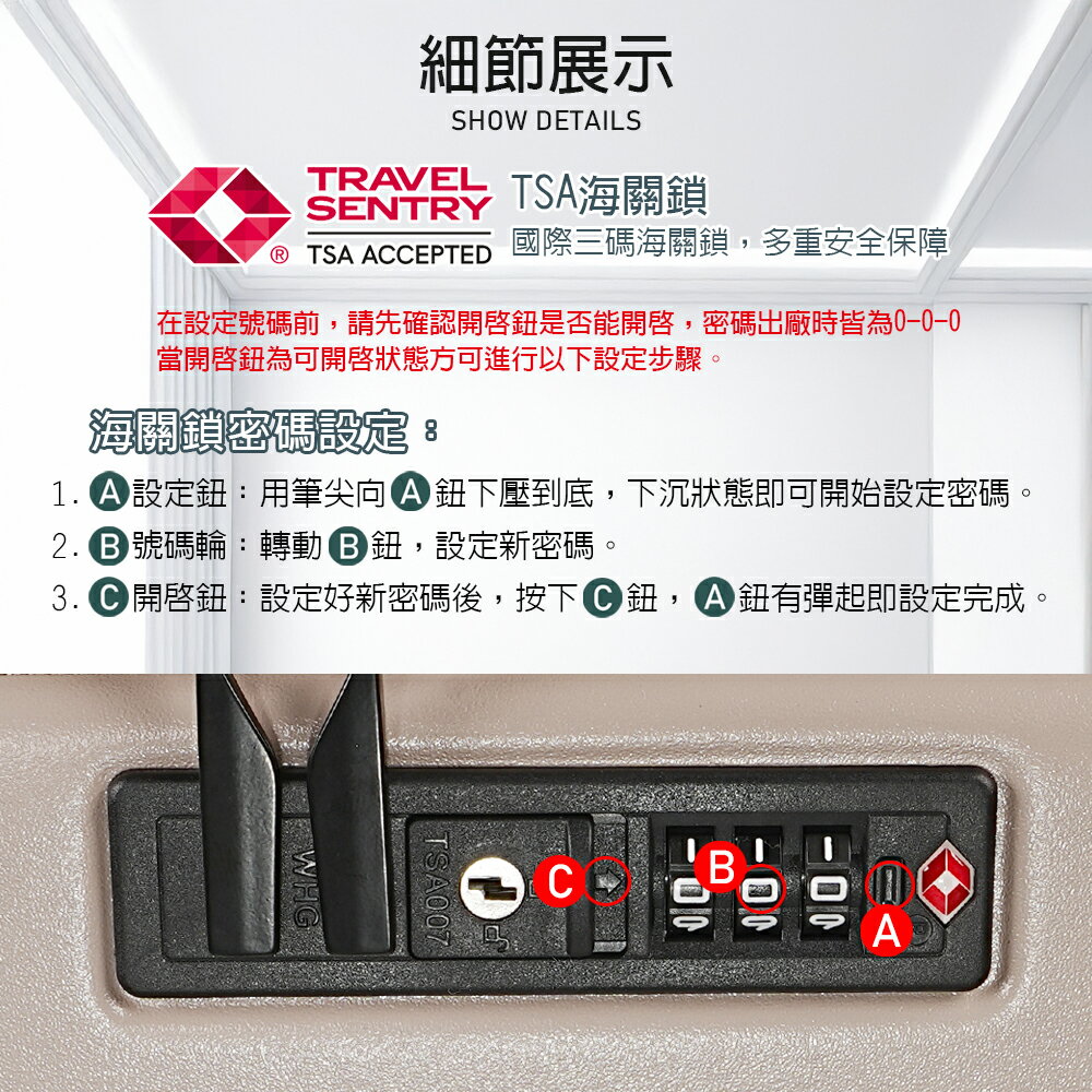 【Lynx 美國山貓】24吋行李箱 前開式限量高爾夫球款行李箱、防爆拉鏈、避震雙排輪、TSA海關鎖、鋁合金拉桿、耐摔耐刮 5