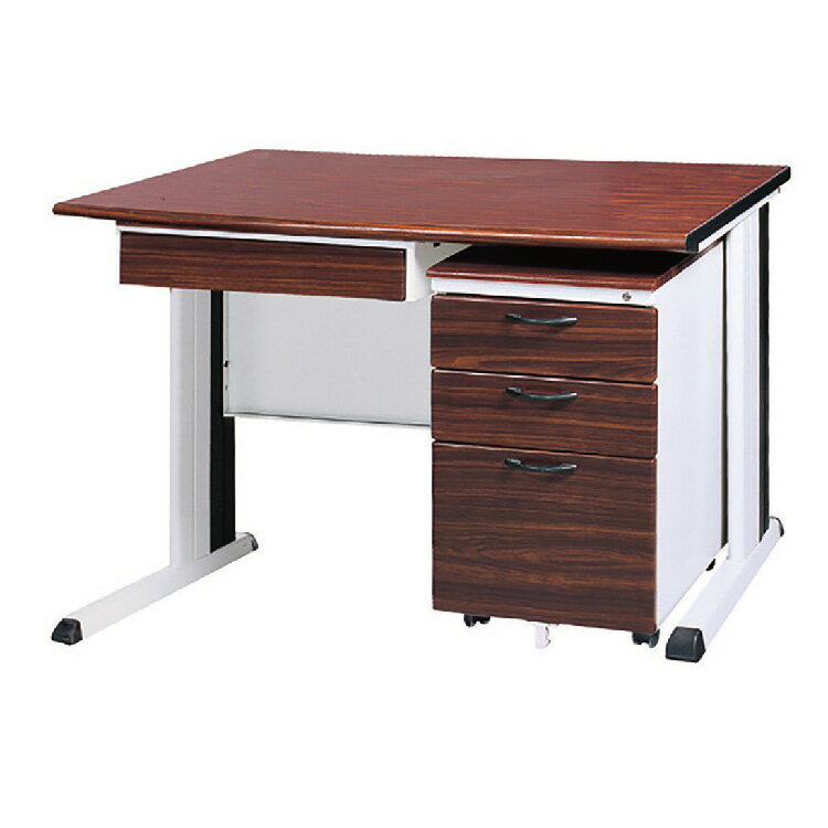 【 IS空間美學】BKD120職員桌(整組)(2023-B-188-3) 辦公桌/職員桌/辦公家具/電腦桌