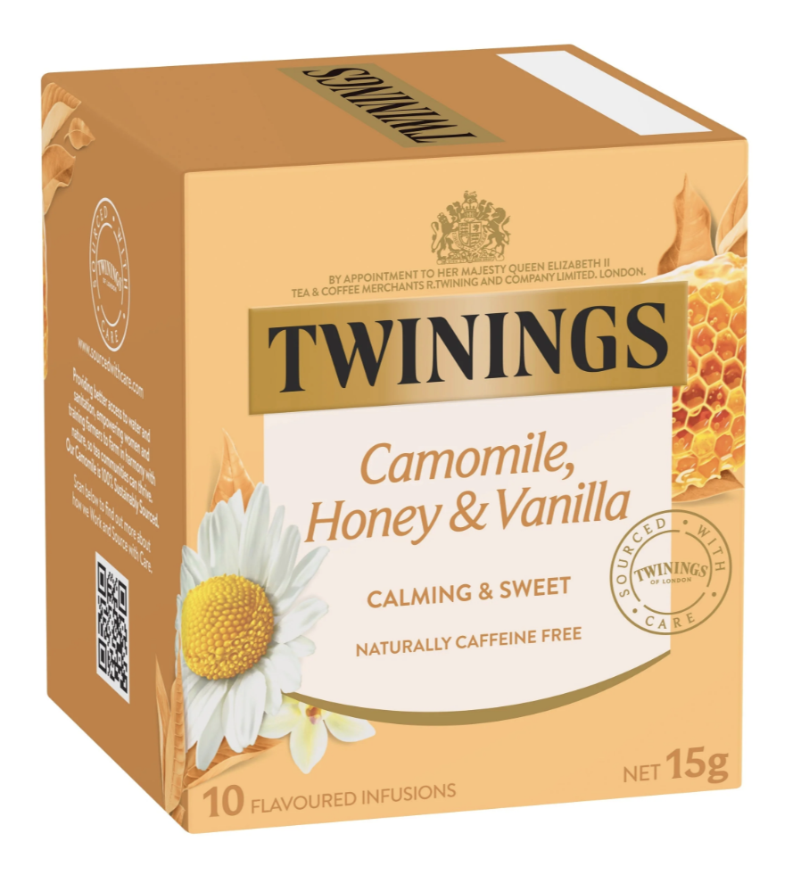 Twinings 唐寧 香草菊蜜茶 10包/盒 獨立茶包 盒裝花草茶 香甜順口 沖泡方便