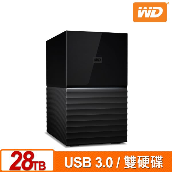 WD My Book Duo 28TB(14TBx2) 3.5吋雙硬碟儲存 WDBFBE0280JBK 1