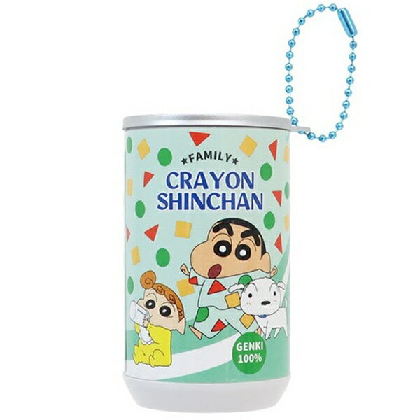 【震撼精品百貨】蠟筆小新 Crayon Shin-chan~蠟筆小新易開罐造型濕紙巾吊飾 30抽 (綠睡衣)*04594