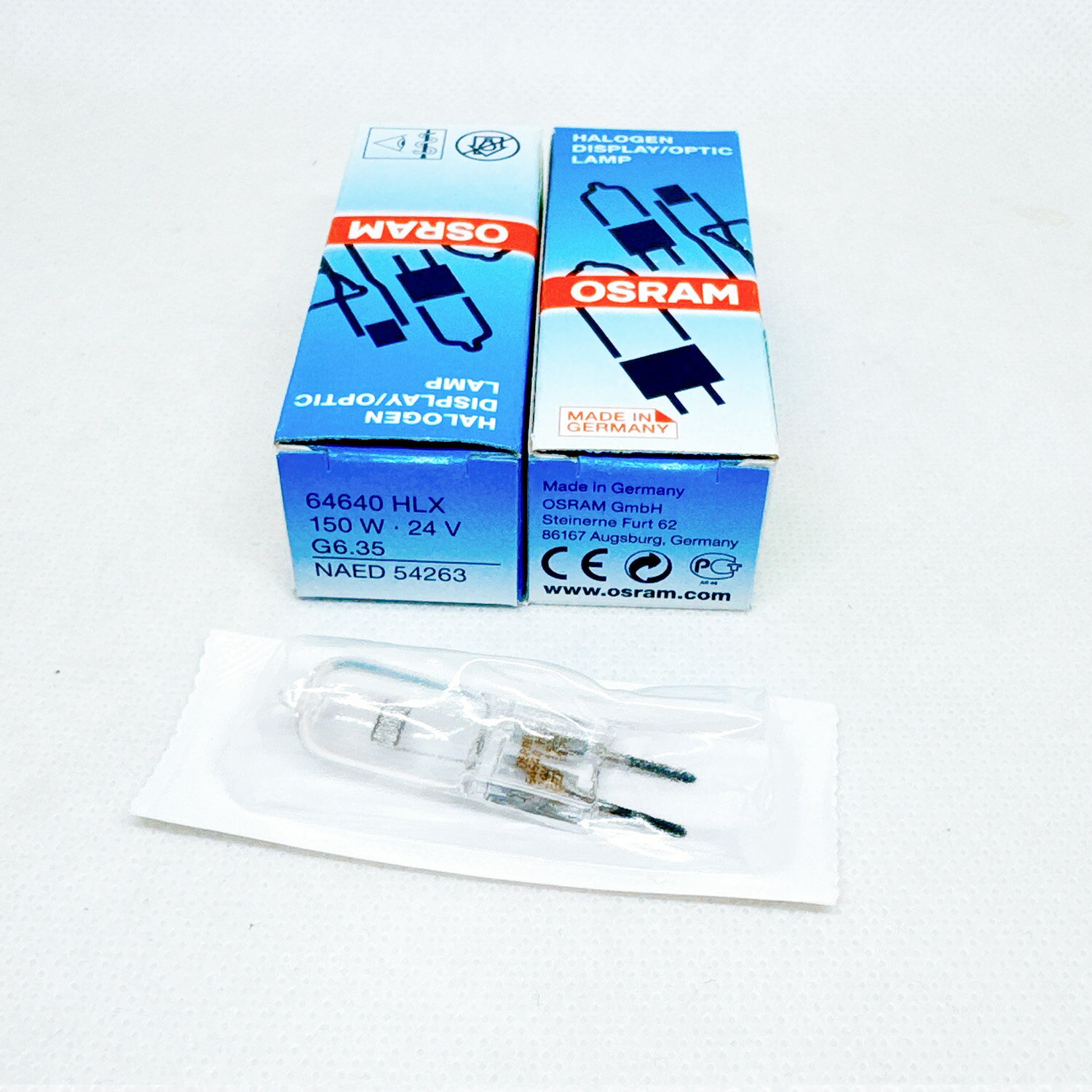 OSRAM 歐司朗 64640 24V 150W G6.35 24V 鹵素燈泡 顯微鏡 放大鏡 特殊儀器豆燈 鹵素 豆泡 2