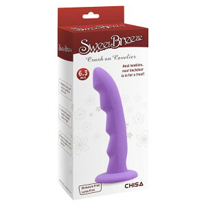 CHISA-Sweet Breeze 鋸齒自慰棒(紫) 鋸齒型吸盤按摩棒 造型按摩棒