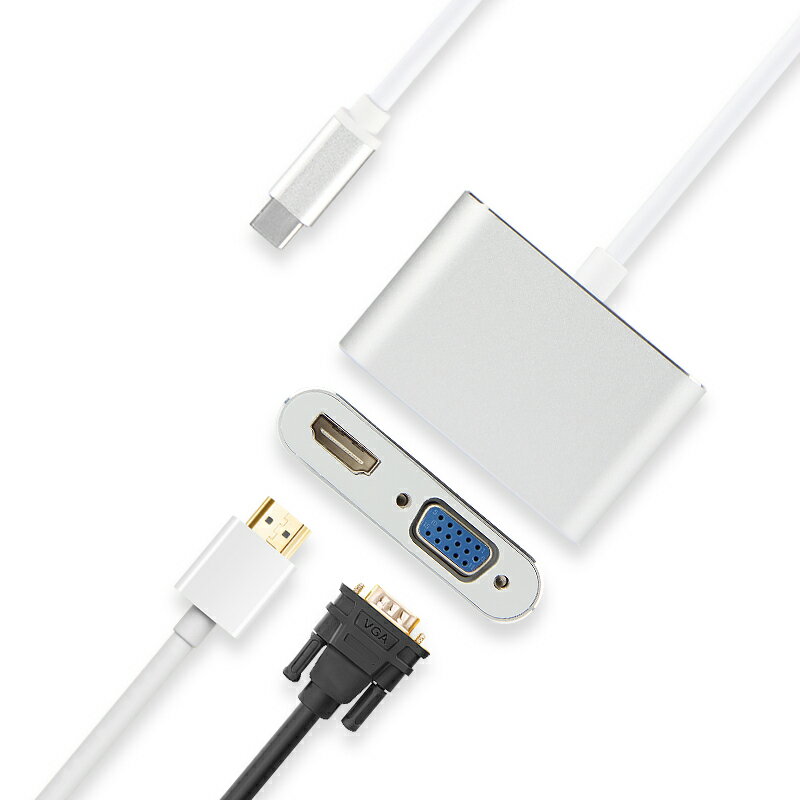 USB-C擴展塢華為MateBook E轉接頭Type-C轉換器轉接投影儀電視
