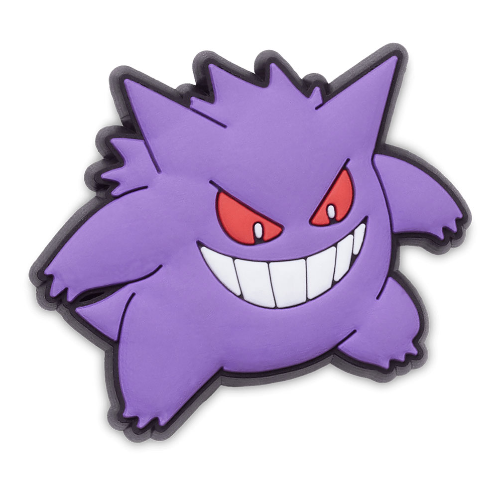 【全館滿額折】 Crocs Pokemon Gengar 寶可夢 耿鬼 聯名系列 鞋扣 H7818【新竹皇家10013113】