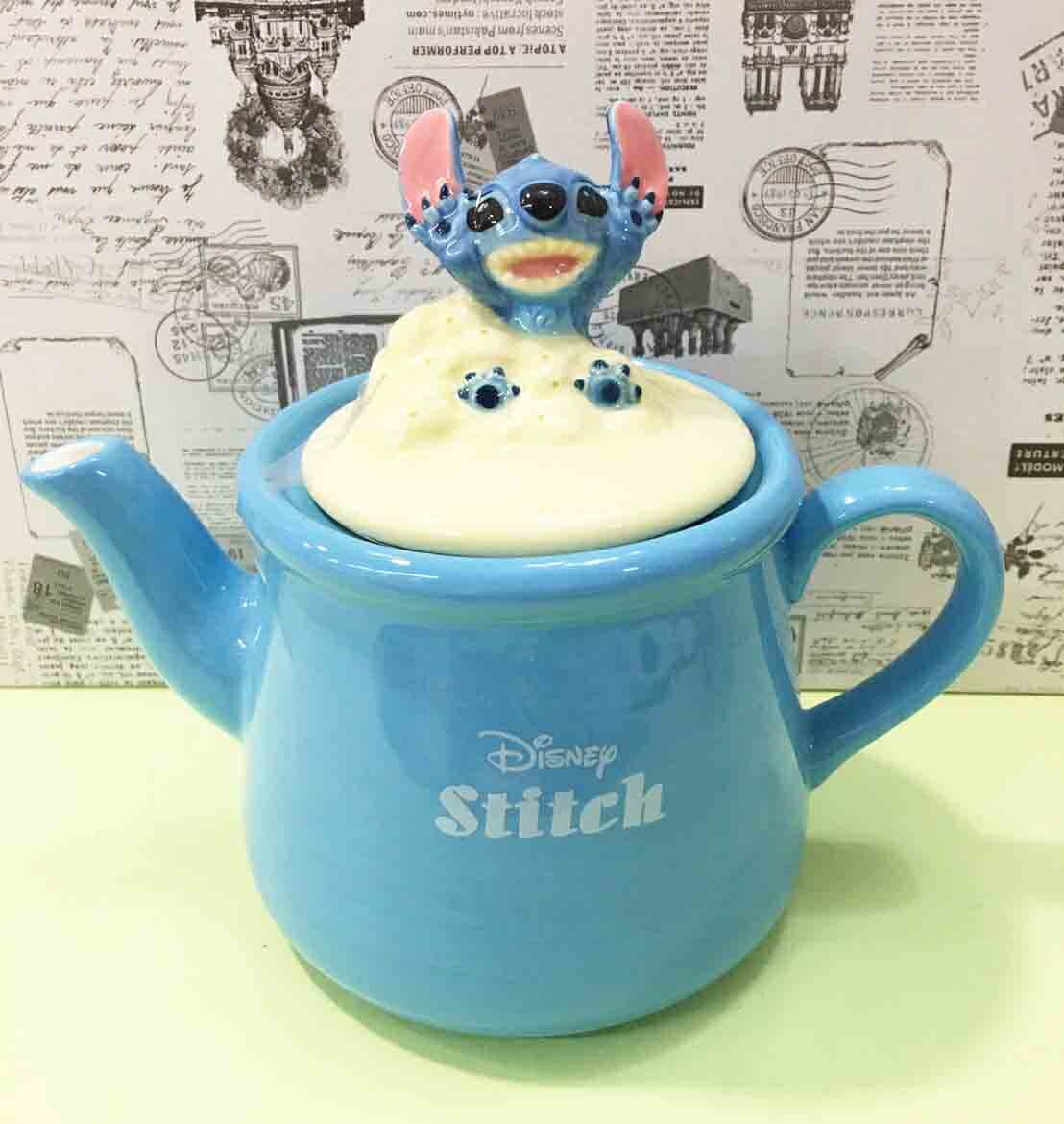 【震撼精品百貨】Stitch 星際寶貝史迪奇 造型茶壺附慮網*24617 震撼日式精品百貨
