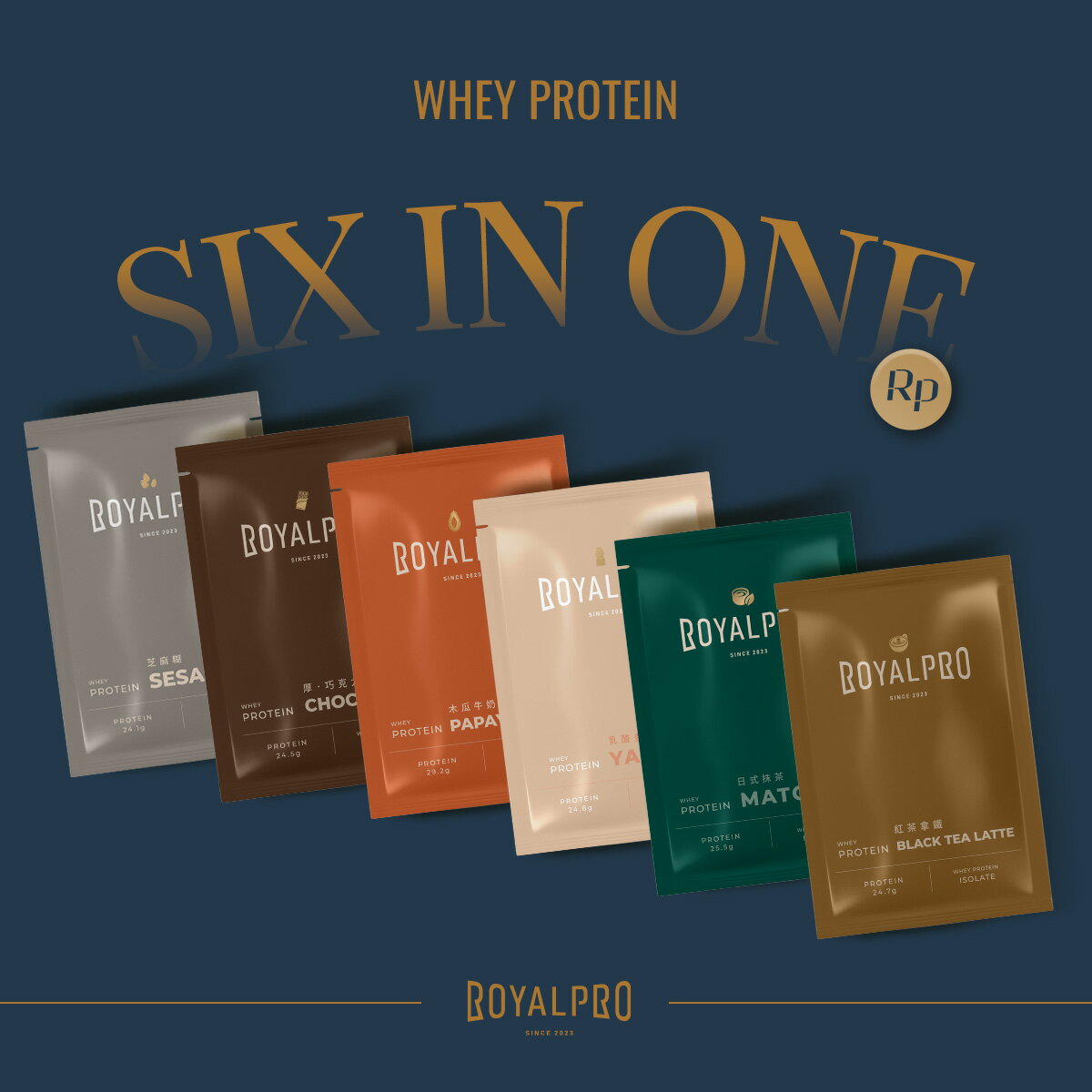 ROYALPRO全分離乳清蛋白-綜合口味 30入