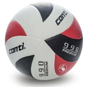 CONTI 頂級超世代 橡膠排球(5號球) 超軟橡膠 V990-5-WBKR 黑紅白【陽光樂活】