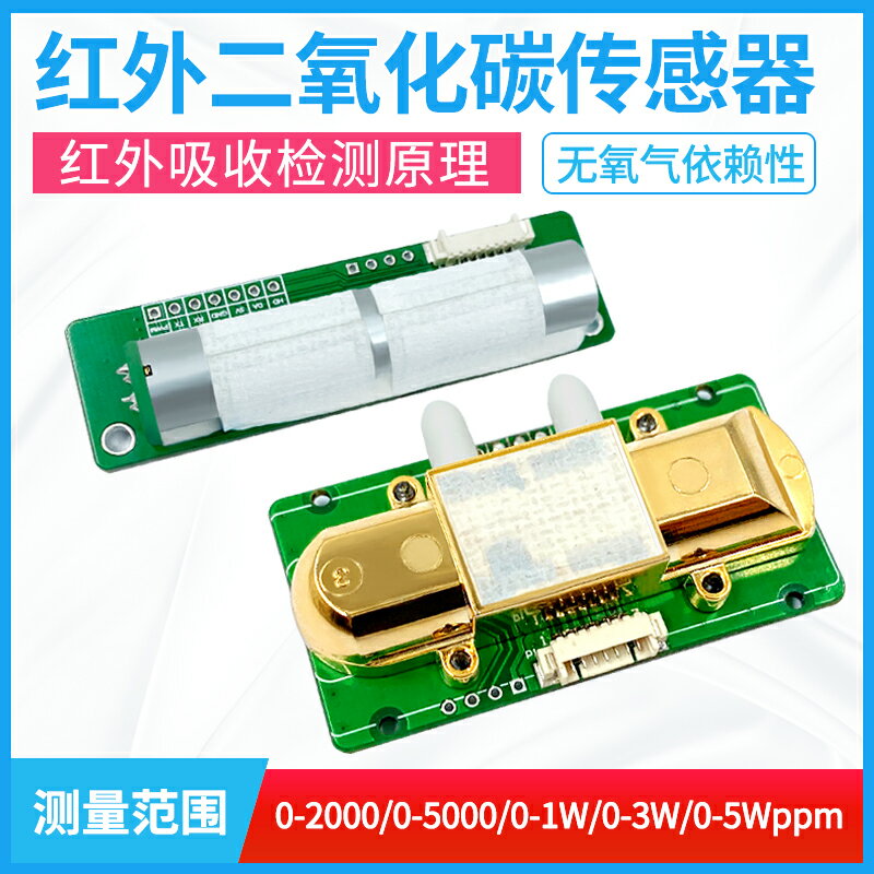 二氧化碳傳感器模組工業高精度Ndir紅外CO2氣體濃度檢測模組