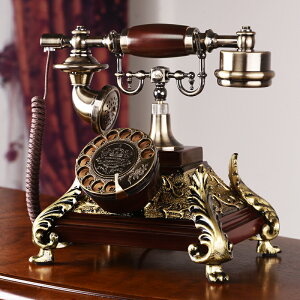 時尚創意電話機仿古歐式美式復古電話機家用座機辦公電話插卡無線 小山好物嚴選