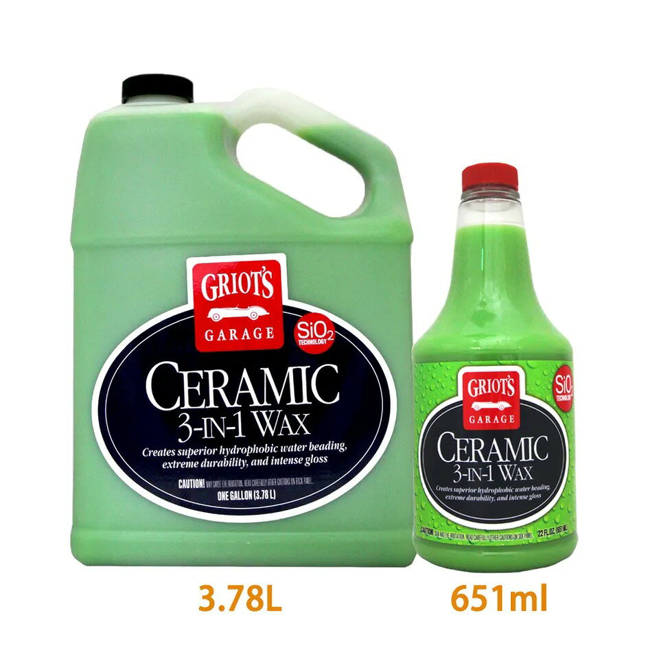 Griot`s Garage Ceramic 3 IN 1 WAX 三合一陶瓷釉蠟