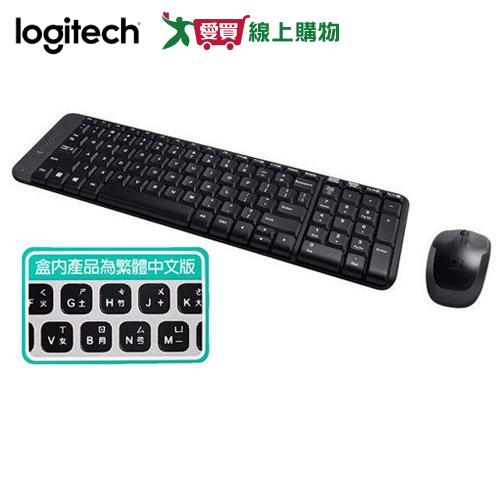 Logitech羅技 無線鍵盤滑鼠組合MK220【台灣公司貨】【愛買】