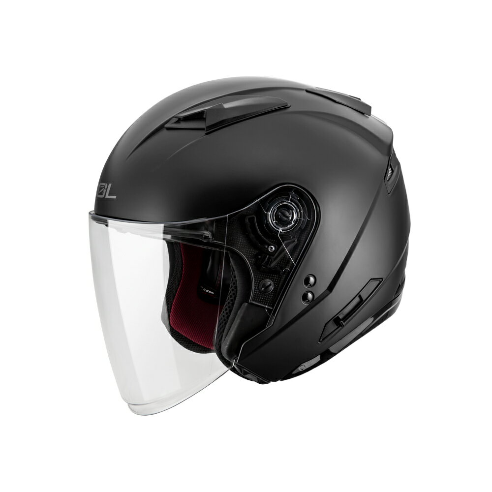 【SOL Helmets】SO-7E開放式安全帽 (素色_素消光黑) ｜ SOL安全帽官方商城