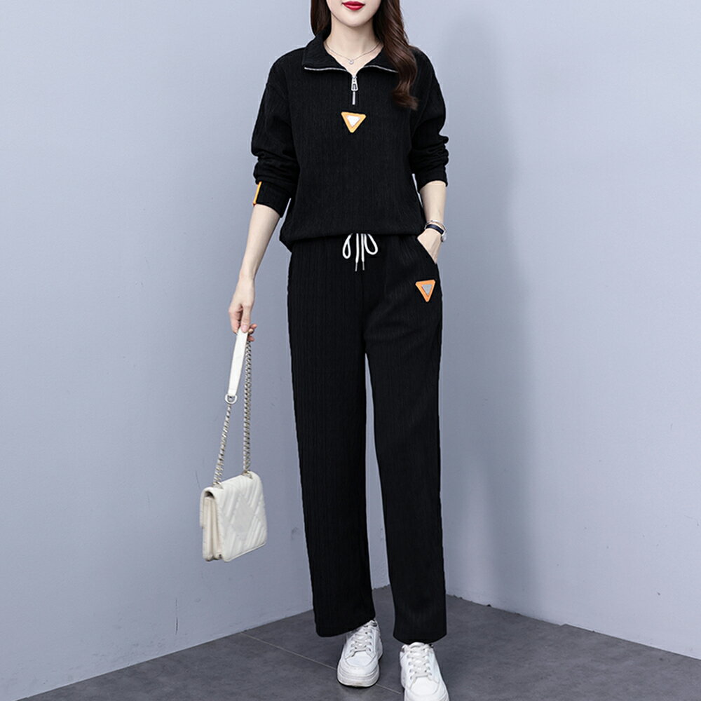 ＊ORead＊韓版衛衣寬褲兩件套套裝(2色L~4XL)【限定加碼✿全館滿額再折】