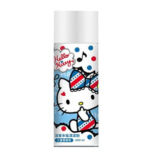 小禮堂 Hello Kitty 浴室水垢清潔劑 450ml 小蒼蘭 (少女日用品特輯)