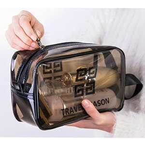 ✤宜家✤ins風網紅透明防水化妝包(小號) 旅行大容量洗漱包 收納袋