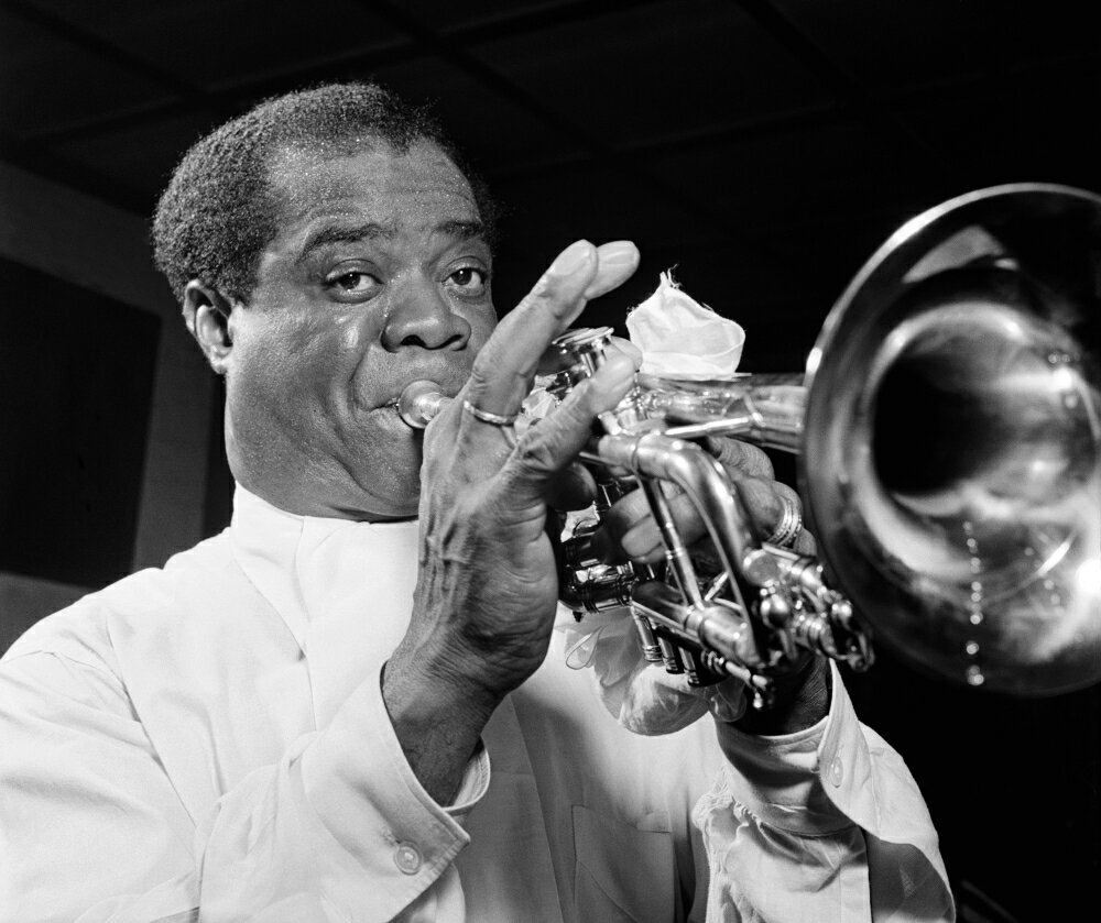 Posterazzi: Louis Armstrong (1900-1971) Namerican Jazz Musician ...