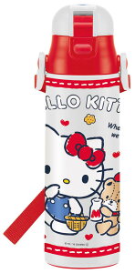 Hello Kitty不鏽鋼輕量保冷水壺580ml，隨手瓶/保溫杯/直飲式水壺/保冷保溫水壺/環保瓶，X射線【C435966】