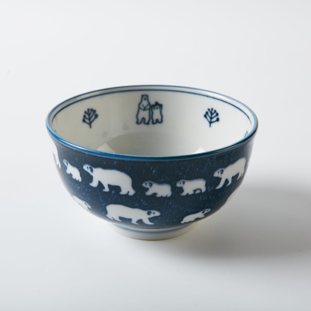 輕量丼碗 白熊 NV 13CM NITORI宜得利家居