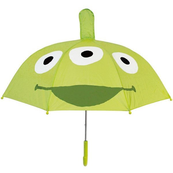 asdfkitty*玩具總動員三眼怪造型兒童雨傘/直立傘-安全透視窗-47公分-日本正版商品