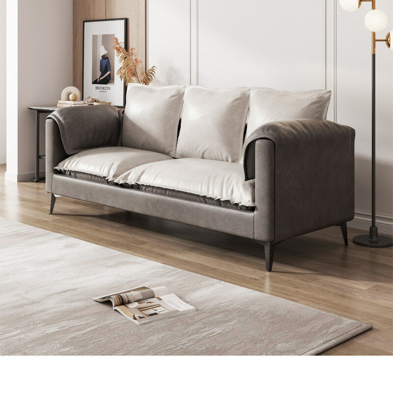 【品質保證】沙發 科技布沙發小戶型現代簡約客廳輕奢簡易出租雙人網紅大象耳朵沙發