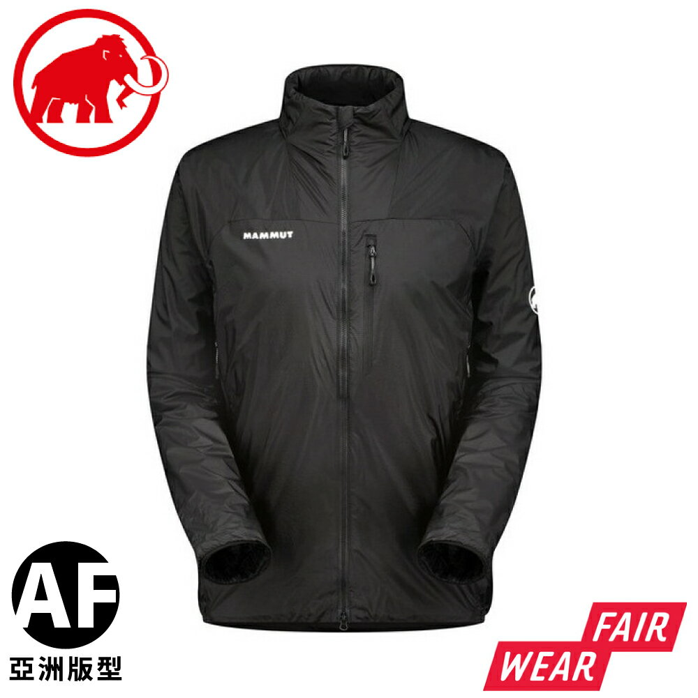 【MAMMUT 長毛象 男 Flex Air IN Jacket AF 立領防風化纖外套《黑》】1013-02271